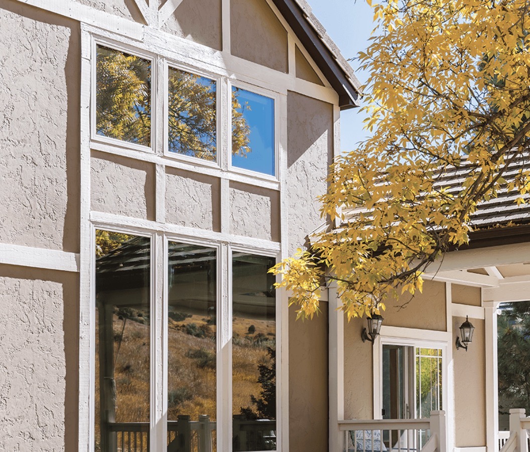 Exterior building windows